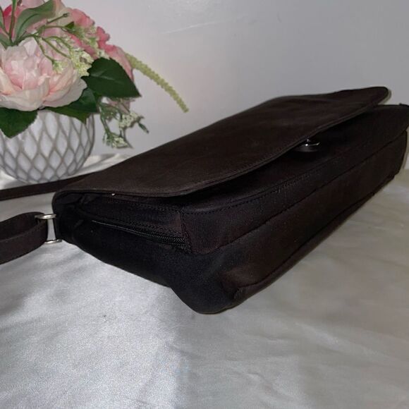 Calvin Klein Nylon Shoulder Bag Crossbody Brown Medium - Picture 6 of 11